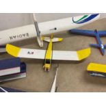Acollection of model planes for display, not tested, no engines or remote control included, 200cm