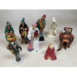 ROYAL DOULTON; a collection of male figures (8) including The Carpet Seller, The Mask seller and