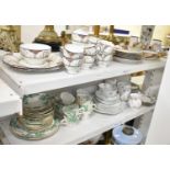 A large quantity of part tea and dinner ware, including Duchess China, Shelley, etc.