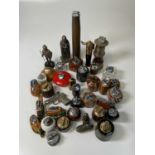 A collection of table lighters (approx 30) including Ronson, Lotus Pottery and others