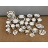 WEDGWOOD; a 'Kutani Crane' R4464 dinner and tea service. Condition Report: Overall in very good