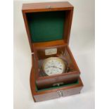 THOMAS MERCER, ST ALBANS; a two-day marine chronometer circa 1950 no. 21530, the 4" silver dial