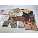 A quantity of Ordnance Survey maps and other ephemera.