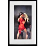 † ROBERT OSCAR LENKIEWICZ (1941-2002); a signed limited edition coloured print, 'Painter with Moi