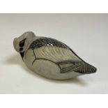 JANET HAMER; a studio pottery duck.