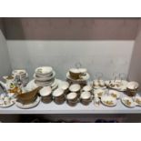 MIDWINTER; a quantity of 'Oranges and Lemons' pattern tea and dinner ware.