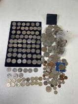 A large collection of predominantly modern coinage, including £2 coins, £1 coins, and desirable
