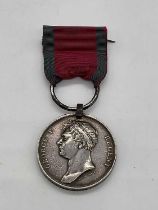 THE WATERLOO MEDAL; a rare medal, awarded to Richard Underhill 2D Battallion 95th Regt of Foot.