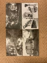 Two albums of postcards containing approximately 182 predominantly topographical cards relating to