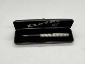 MONTBLANC; a Turbo ball point pen and case