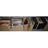 A large quantity of records, contained in seven boxes.