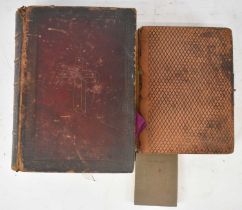A quantity of photographs relating to the Doughty Family, also a large 19th century leather bound