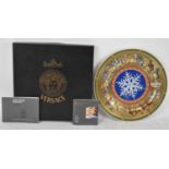 GIANNI VERSACE FOR ROSENTHAL; limited edition Christmas plate 1998, 08223/15000, boxed with