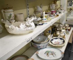 A large quantity of assorted decorative ceramics including Limoges, Vista Alegre, Spode, etc.