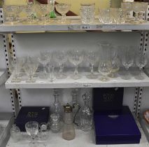 A quantity of crystal and cut glass including Waterford, William Yeoward, Stuart, Edinburgh, Royal