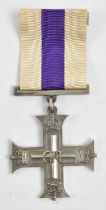 A WWII Military Cross, the reverse engraved 'Capt Thomas Garfield Gould Canadian Armoured Corps