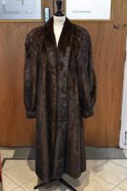 A Harrods mink fur coat.