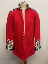 A British Guards red ceremonial jacket.