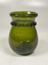 EKENAS OF SWEDEN; a hand blown art glass vase by John Onwar Lake, model L917, height 20cm.