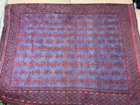 A Middle Eastern rug, 250cm x 195cm