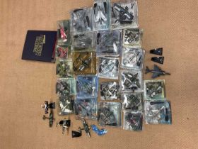 A quantity of boxed and unboxed Fighter Aircraft Collection, together with a ring binder of