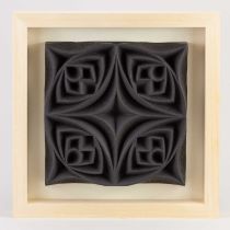 HALIMA CASSELL (born 1975); 'Oxalis', a limited-edition hand-cast wall piece made of Jesmonite