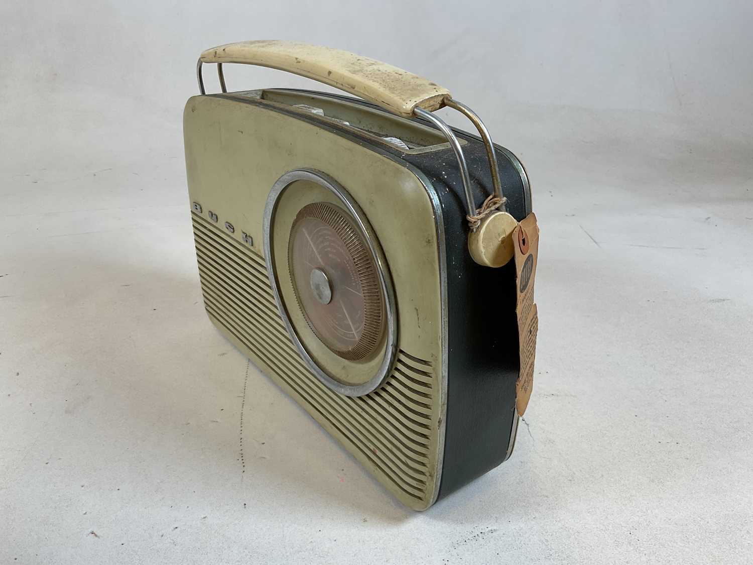 A vintage Bush Radio, three stoneware items and a transfer printed jug - Image 3 of 7