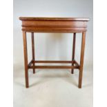 A converted sewing table, height 71cm, width 62cm, depth 42cm.