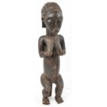 A Fang, Gabon, standing figure, height 57.5cm.Provenance: This collection has come to us having been
