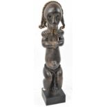 A Fang, Gabon, figure presented on contemporary display stand, height 65cm.Provenance: This