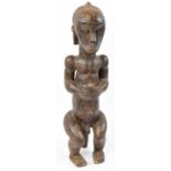 A Fang, Gabon, standing figure, height 64cm.Provenance: This collection has come to us having been