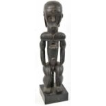 A Fang, Gabon, standing figure presented on contemporary plinth, height 61cm.Provenance: This