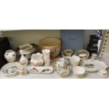A mixed lot of decorative ceramics including Aynsley, Royal Worcester, etc.