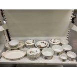 A quantity of Royal Worcester 'Evesham', also fruit patterned Meakin dinnerware.