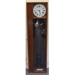 SYNCHRONOME; a 20th century master clock, height 126cm.