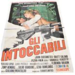 1970S ITALIAN CINEMA/MOVIE POSTERS; a collection of five posters comprising 'Gli Intoccabili', '