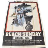 1970S ITALIAN CINEMA/MOVIE POSTERS; a collection of five posters comprising 'Black Sunday (