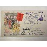 CIVIL RIGHTS; a first day cover bearing signatures of Angela Davis, Thandie Newton and Toni