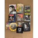 ELVIS PRESLEY; a large collection of memorabilia and ephemera including scrapbooks put together by