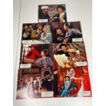 CARRY ON HENRY; a set of eight promotional cards bearing numerous signatures including Sid James,