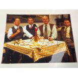 THE UNTOUCHABLES; a large colour photograph bearing signatures of Sean Connery, Kevin Costner,