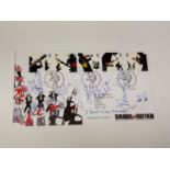 THE BOOMTOWN RATS; a first day cover bearing the band's signatures inscribed 'I don't like