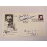 TENNESSEE WILLIAMS; a first day cover bearing the author's signature with a further signature