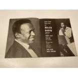 JAZZ, MILES DAVIS; The Miles Davis Quintet, a booklet bearing numerous signatures including that