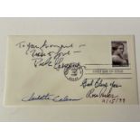 AMERICAN CIVIL RIGHTS; a 'Black Justice' first day cover bearing the signatures of Rosa Parks,