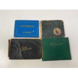 Four autograph albums including several members of the cast of Hi-de-Hi!, Gracie Fields, also