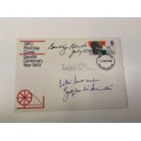 BENAZIR BHUTTO & ZULFIKAR ALI BHUTTO; a first day cover bearing the signatures of both Pakistani