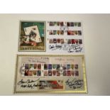 JAMES BOND; two Ian Fleming first day covers bearing the signatures of Carole Ashby, Caroline Munro,