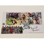 MICHAEL KEATON; a DC Collection Justice Legaue first day cover bearing the actor's signature.