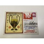 NOTTINGHAM FOREST; a first day cover bearing several signatures including Brain Clough and Trevor